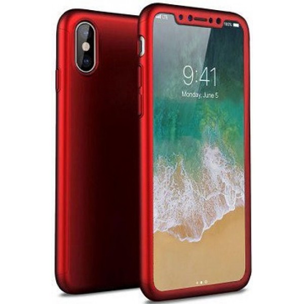 Силиконовый чехол 10 (X), 10S (XS) RED