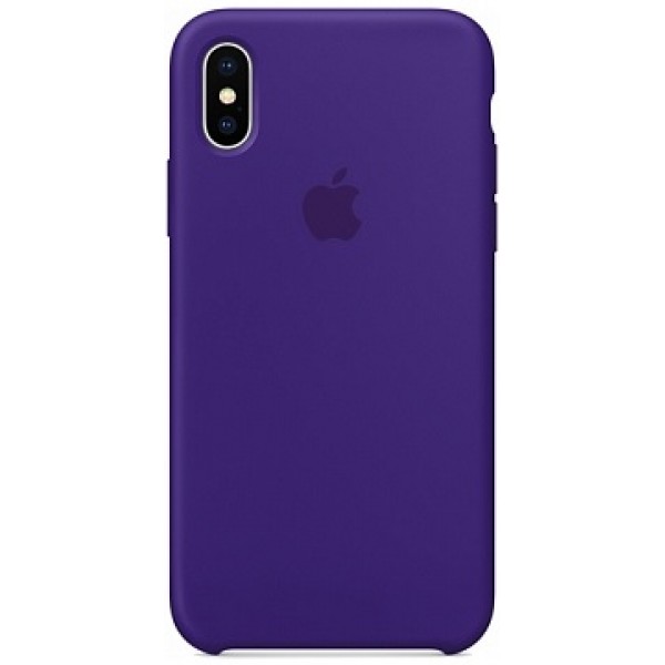 Силиконовый чехол 10 (X), 10S (XS) Apple Silicone Case Ультрафиолет (Ultra Violet)