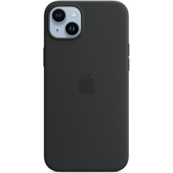 Silicone case iPhone 14 Plus MagSafe Midnight