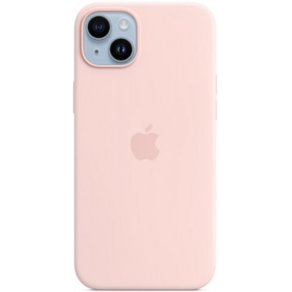 Silicone case iPhone 14 Plus MagSafe Pink