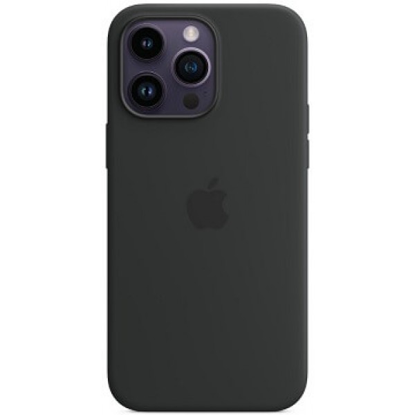Silicone case iPhone 14 Pro Max MagSafe Midnight
