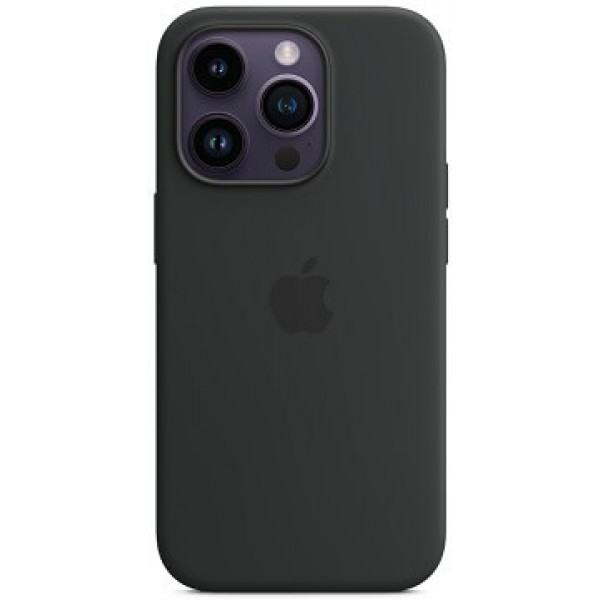 Silicone case iPhone 14 Pro MagSafe Midnight