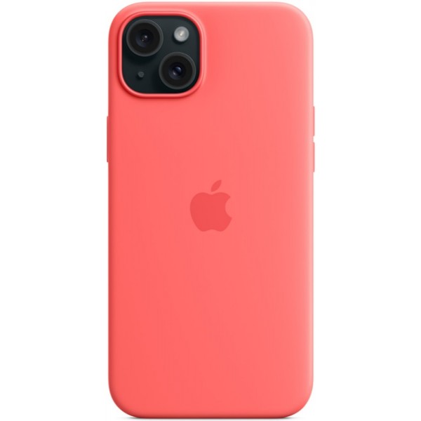 Silicone case iPhone 15 Plus MagSafe Guava