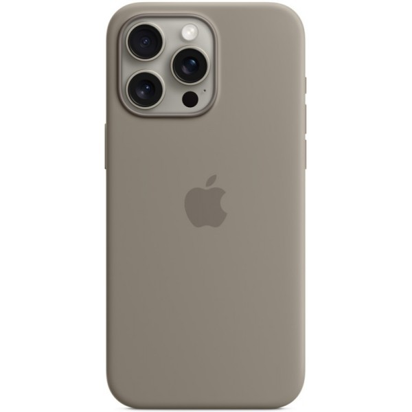Silicone case iPhone 15 Pro Max MagSafe Clay