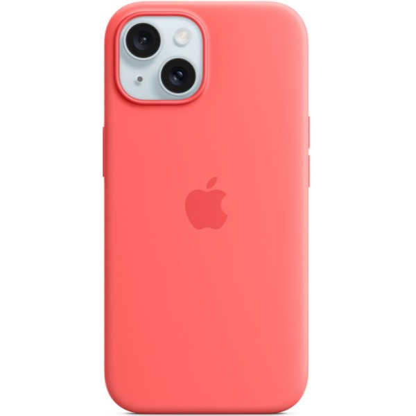 Silicone case iPhone 15 MagSafe Guava