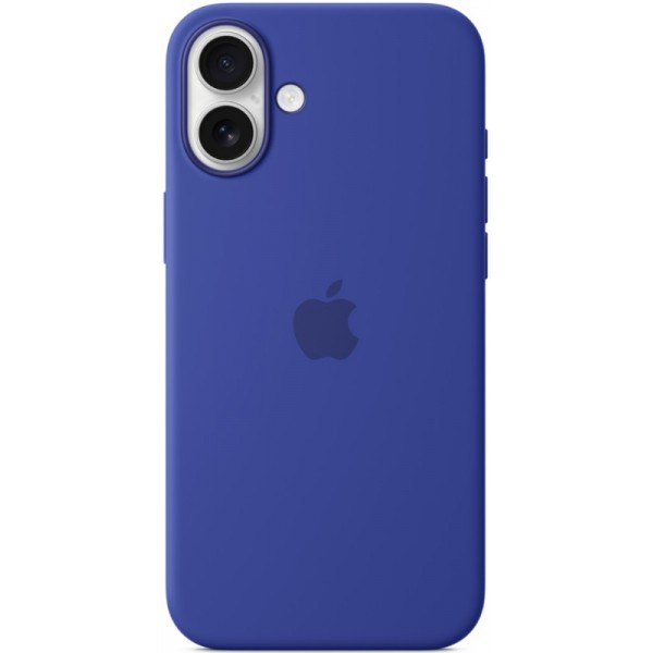 Silicone case iPhone 16 Plus MagSafe Ultramarine
