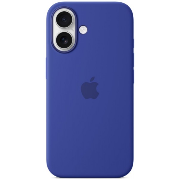 Silicone case iPhone 16 MagSafe Ultramarine