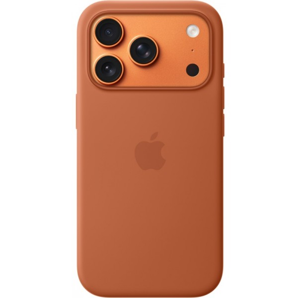 Silicone case iPhone 17 Pro MagSafe Terra Cotta
