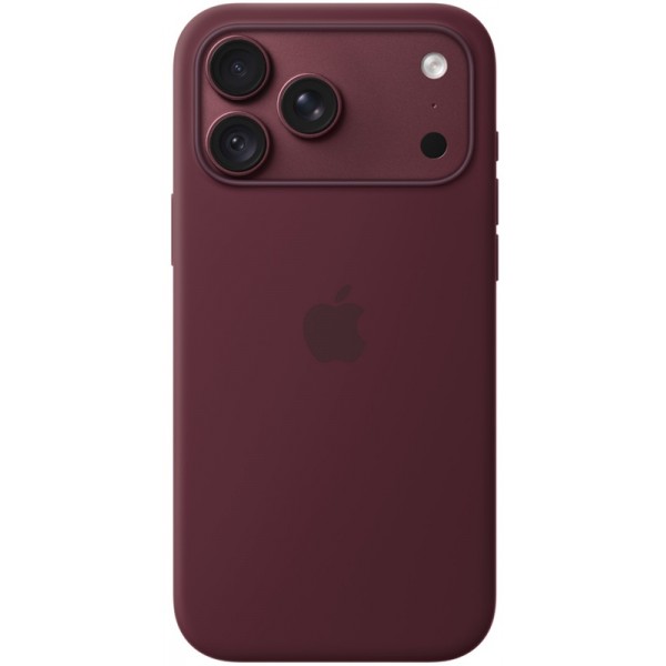 Силиконовый чехол iPhone 18 Pro Max MagSafe Burgundy