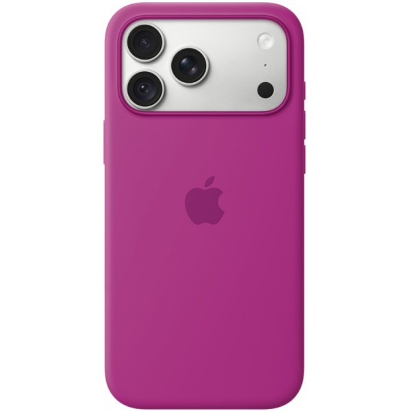Силиконовый чехол iPhone 18 Pro Max MagSafe Magenta