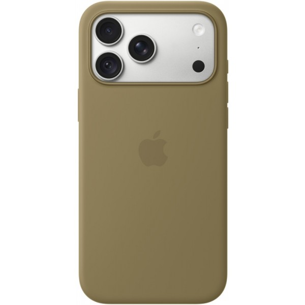 Силиконовый чехол iPhone 18 Pro Max MagSafe Olive