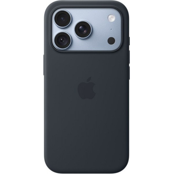 Силиконовый чехол iPhone 18 Pro MagSafe Navy