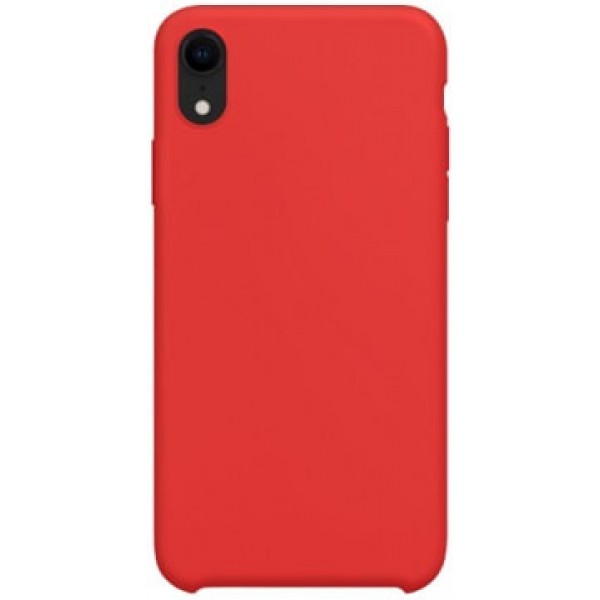 Силиконовый чехол iPhone Xr (10r) красный