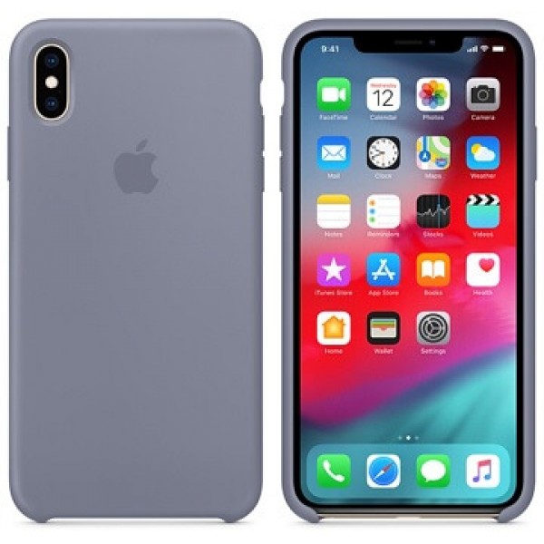 Силиконовый чехол iPhone XS Max (10S Max), цвет тёмная лаванда