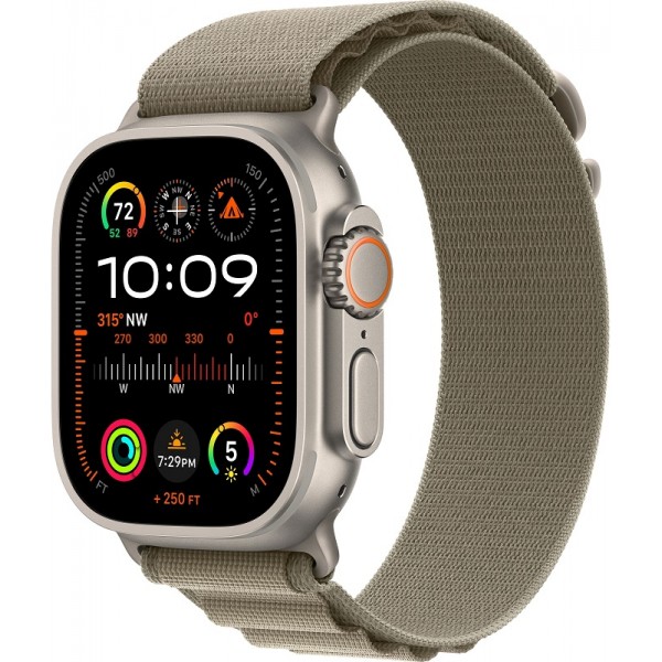 Apple Watch Ultra 2 49 mm Olive Alpine Loop