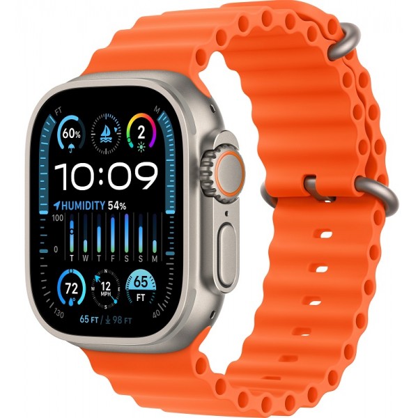 Apple Watch Ultra 2 49 mm Orange Ocean Band