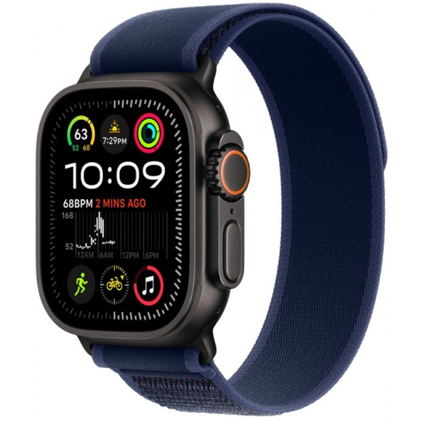Apple Watch Ultra 2 Black 49 mm Blue Trail Loop