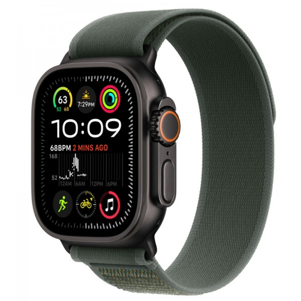 Apple Watch Ultra 2 Black 49 mm Green Trail Loop