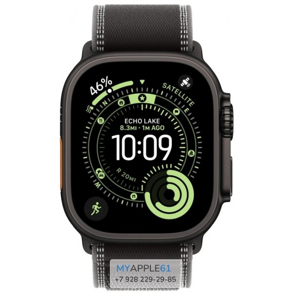 Apple Watch Ultra 3 Black Titanium 49 mm Black Charcoal Trail Loop
