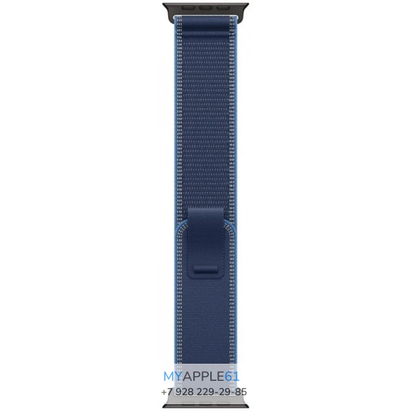Apple Watch Ultra 3 Black Titanium 49 mm Blue Bright Blue Trail Loop