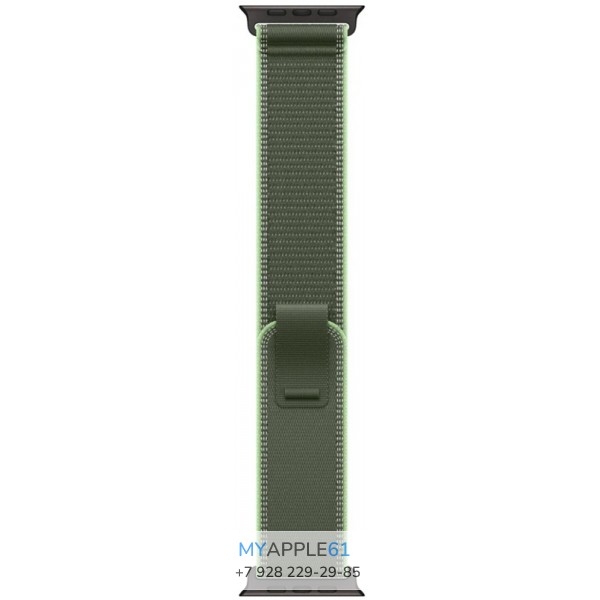 Apple Watch Ultra 3 Black Titanium 49 mm Green Neon Trail Loop