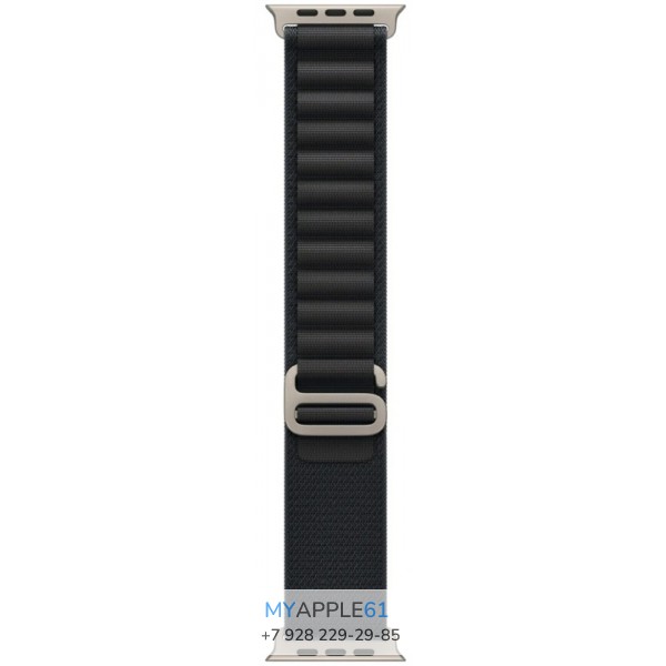 Apple Watch Ultra 3 Natural Titanium 49 mm Black Alpine Loop