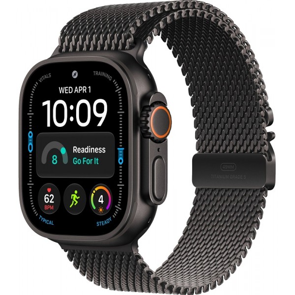 Apple Watch Ultra 4 Black 49 mm Black Titanium Milanese Loop