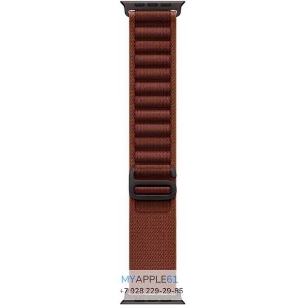 Apple Watch Ultra 4 Black 49 mm Burgundy Alpine Loop