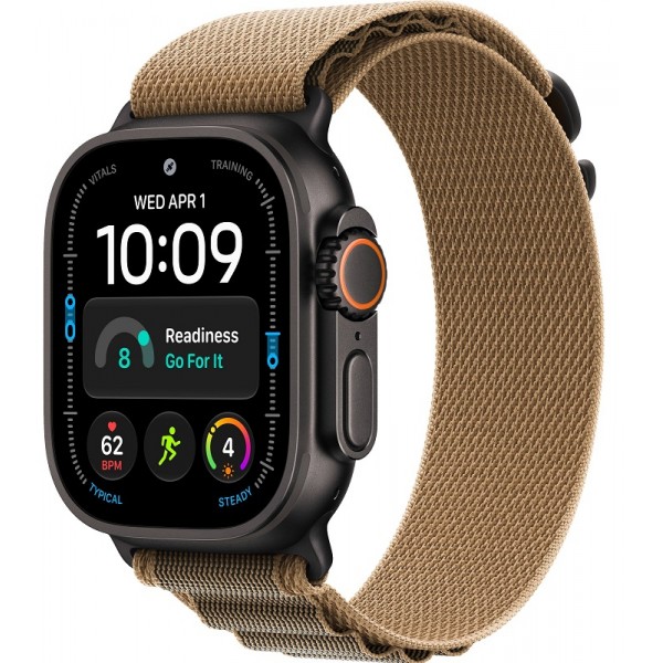 Apple Watch Ultra 4 Black 49 mm Desert Alpine Loop