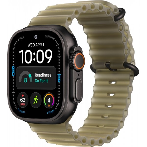 Apple Watch Ultra 4 Black 49 mm Translucent Kelp Ocean Band