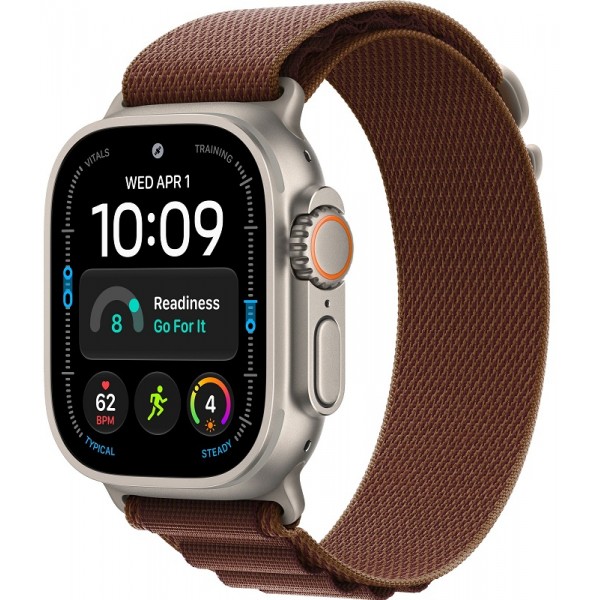 Apple Watch Ultra 4 Natural 49 mm Burgundy Alpine Loop