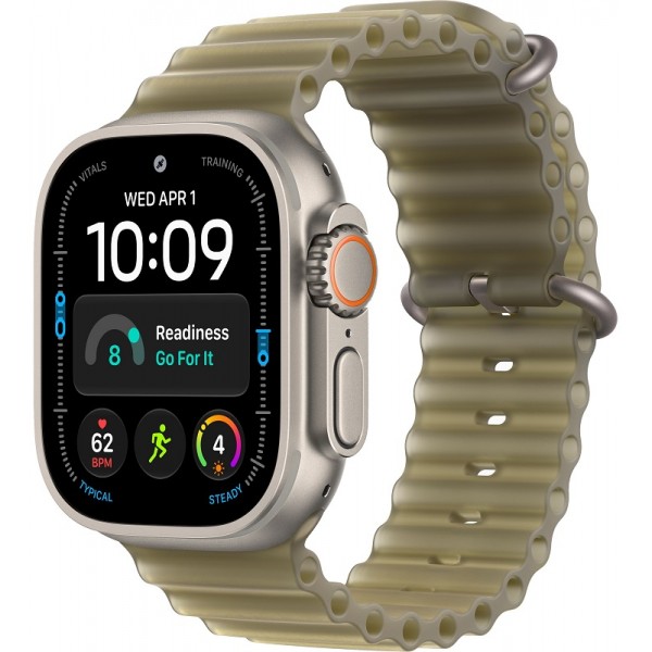 Apple Watch Ultra 4 Natural 49 mm Translucent Kelp Ocean Band