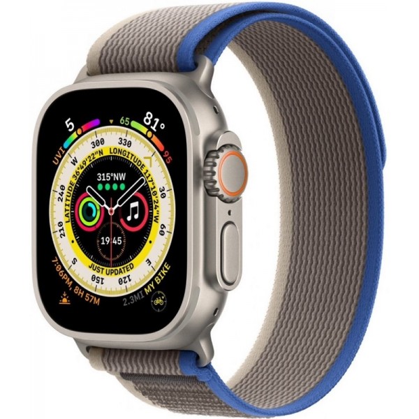 Apple Watch Ultra 49 mm Blue Grey Trail Loop