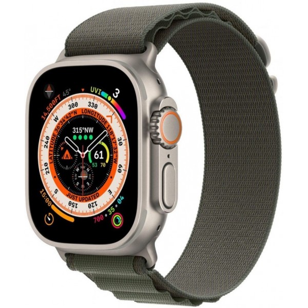 Apple Watch Ultra 49 mm Green Alpine Loop