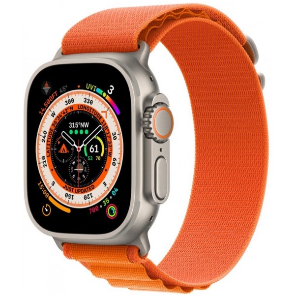 Apple Watch Ultra 49 mm Orange Alpine Loop
