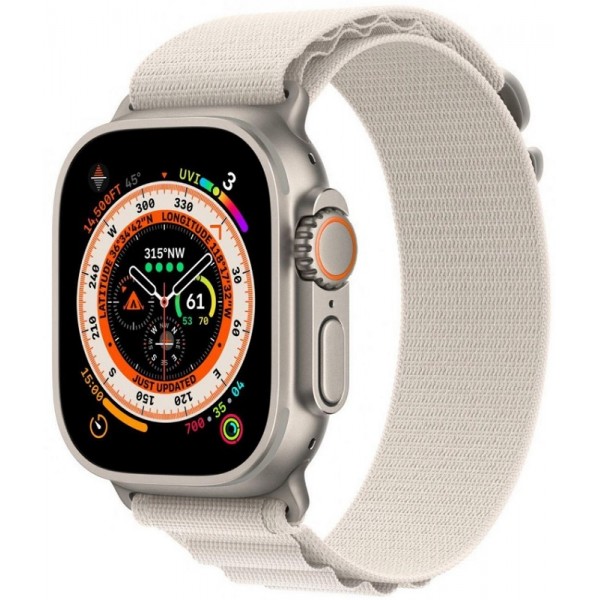 Apple Watch Ultra 49 mm Starlight Alpine Loop