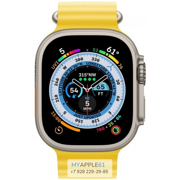 Apple Watch Ultra 49 mm Yellow Ocean Band