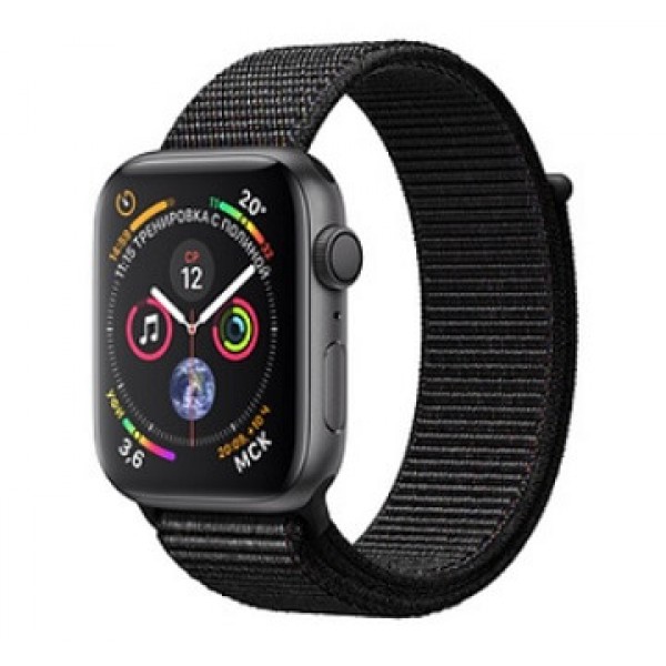 Apple Watch Series 4 40 mm Space Gray with Black Sport Loop