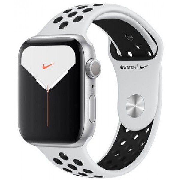 Apple Watch Series 5 44 mm Nike Silver Pure Platinum Black